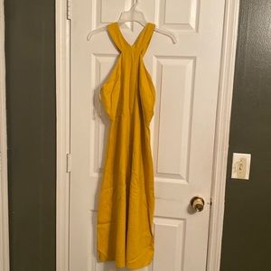 🆕Adorable Mustard yellow Ann Taylor Factory Dress (R)